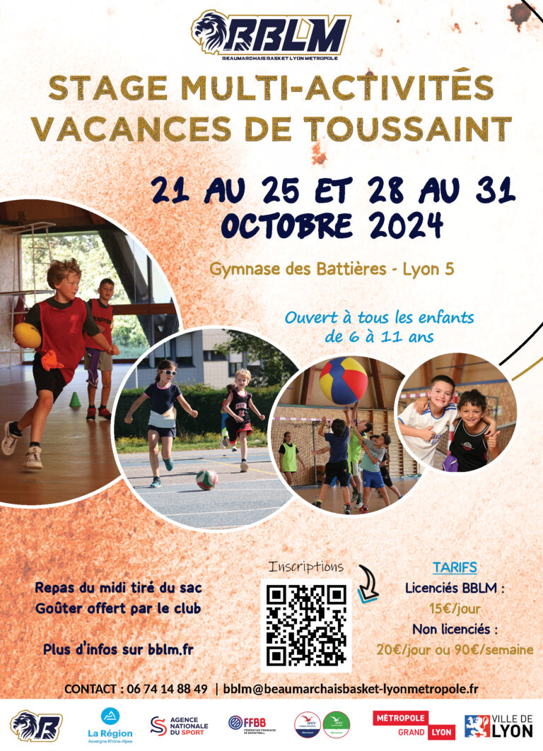 Stage multi-activités vacances de Toussaint